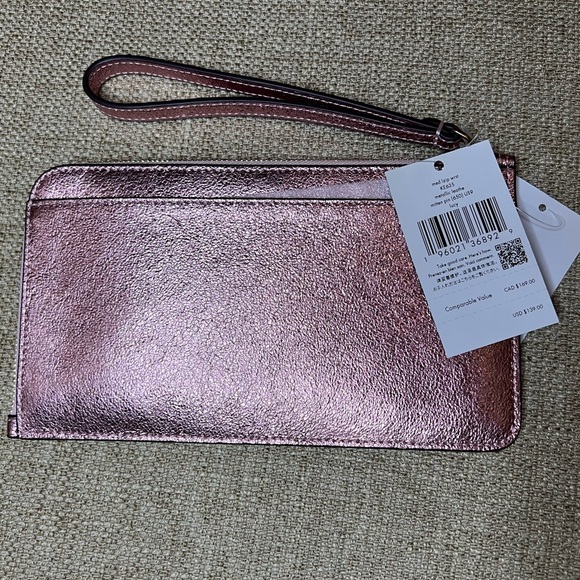 NWT Kate Spade Light Pink Glitter Wristlet - Second Listing